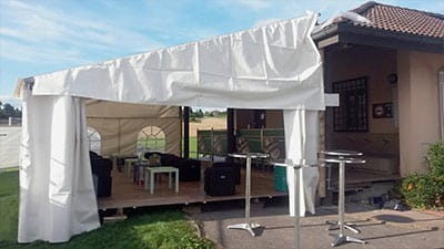 montage location bar, table, apéro, manifestation,